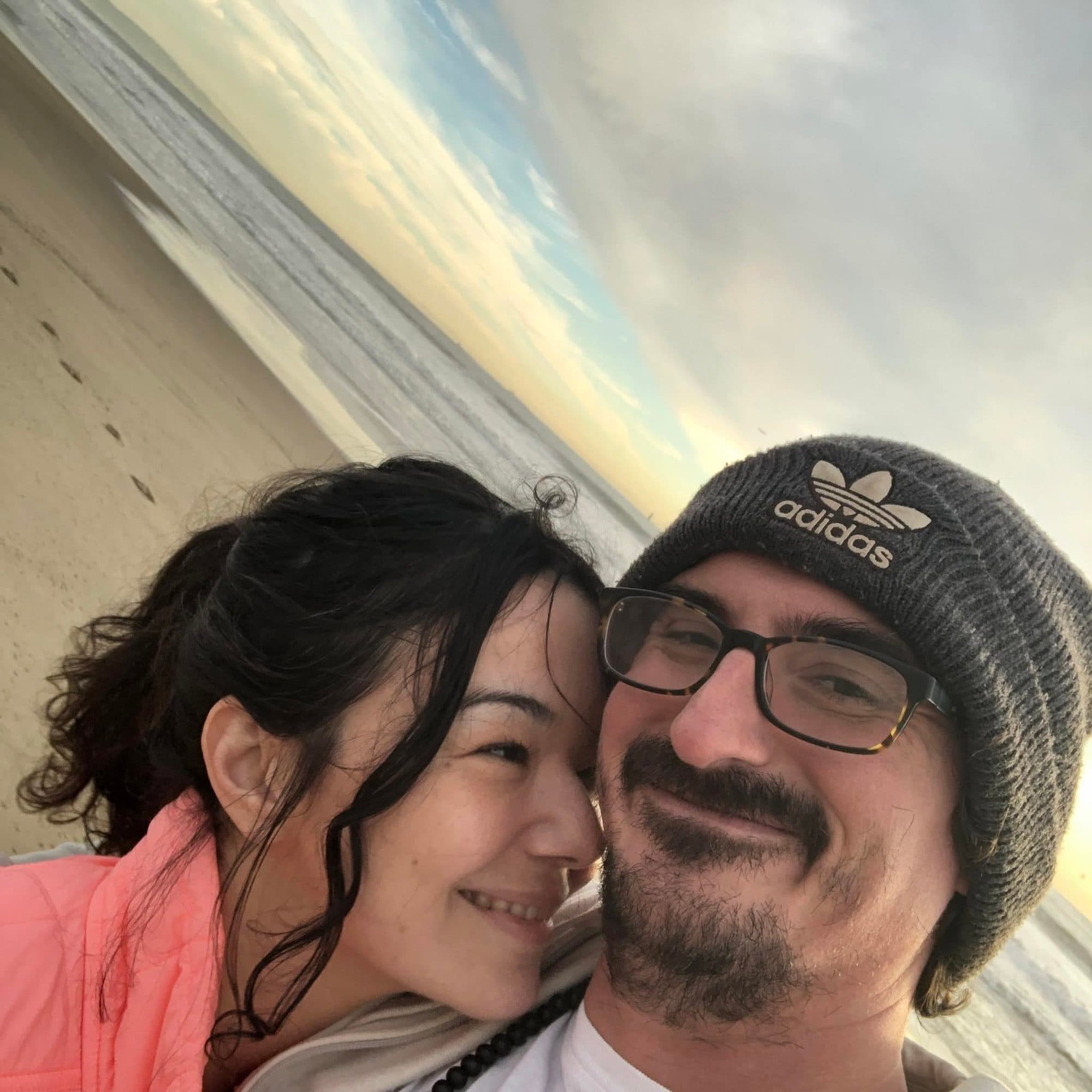 Thomas Whigham with his wife